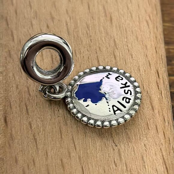 Pandora Alaska Exclusive Dangle Charm Pendant, S925 Silver Bracelets - Picture 3 of 4